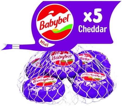Mini Babybel Cheddar Cheese Snack, Pack of 5 pieces, 100g