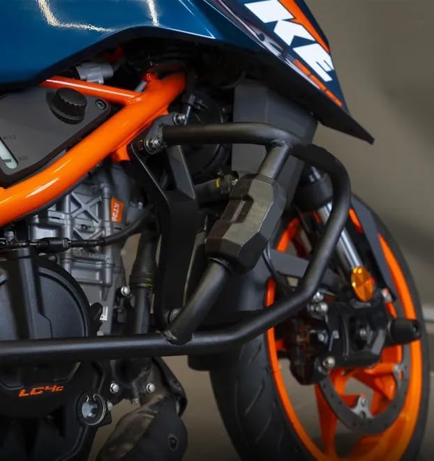 Crash Guard with Puck Slider Compatible with KTM Duke 390 (GEN - 3) (2024)