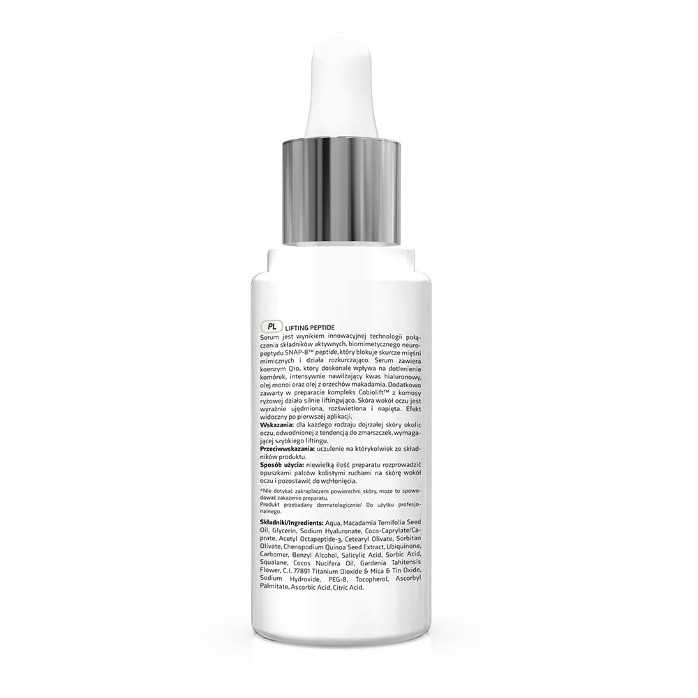Apis LIFTING PEPTIDE Siero occhi - 30 ml - con peptide SNAP-8 - effetto lifting, riduce le rughe d’espressione - cura tensore e levigante per il contorno occhi