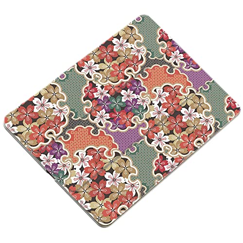 iPad Pro 11インチ(第3世代)2021年モデル(第2世代)2020年モデル 2018年モデル 対応 ケース タブレット 三つ折りスタンド 和柄 桜・レッド 和風 花柄 着物風 アイパッド プロ 11inch 手帳型 マグネット式 カバー PUレザ