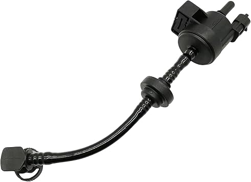 Vapor Canister Purge Valve, EVAP Evaporator Emission Purge Valve 55573017 PV704 2M1338 55576071 0280142, High Temperature Resistance Replacement, Compatible with Chevrolet Cruze Black