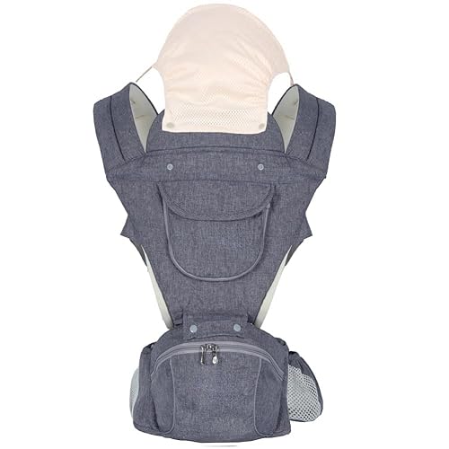 Portabebés ergonómico 3 en 1 portabebés suave portabebés de 3 a 36 meses, 4 estacionestodas las estaciones, recién nacido a niño pequeño con capucha