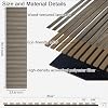 94.5 x 23.6 in Acoustic Wood Wall Panels,3D Flexible Soundproof Wall Panels,Wood Slat Wall Panel for Interior Wall Decor (White Oak)