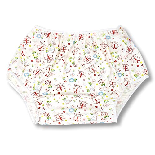 Rearz - Plus Size Plastic Pants - White Butterfly (2 Pack) (X-Large)