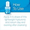 Neutrogena Hydro Boost Hyaluronic Acid Serum For Face with Vitamin B5, Lightweight Hydrating Face Serum for Dry Skin, Oil-Free, Non-Comedogenic, Fragrance Free, 1 oz
