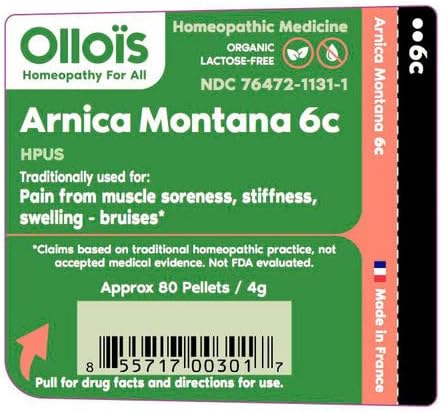 Miniatura 2 de OLLOIS Arnica Montana 6C Medicina homeopática orgánica, sin lactosa, Kosher, 80 pellets (paquete de 3)