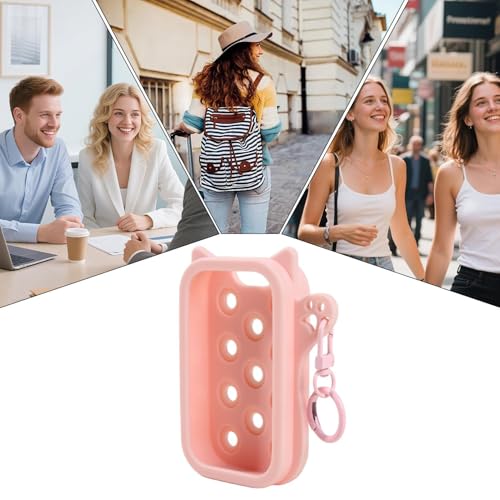 Genérico de Silicona para Spray de Lavado de Manos - Estilo Elegante Ajuste Suave y Cejido,Porta Jabón de Manos de Silicona,para Mujeres Niñas Adolescentes Escolar Viaje Travesía Diaria - imagen 4