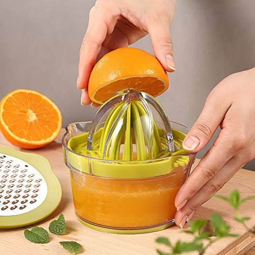 Honorall Espremedor de frutas manual multi-funcional Citrus Lemon Orange Juicer de mão com placa de