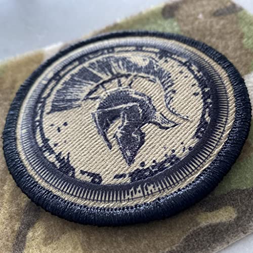 Molon - Helmet - 3" Circle Tactical Morale Patch - Coyote
