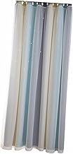 IMIKEYA Cortinas De Sombreamento Para Meninas Crianças Quarto Sala De Estar Cortina De Malha Cortinas De Camada Dupla Cortina De Sala De Estar Cortina De Casa Cortinas De Janela