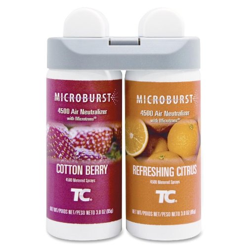 Rubbermaid - Microburst Duet Refills, 4/CT, Cotton...