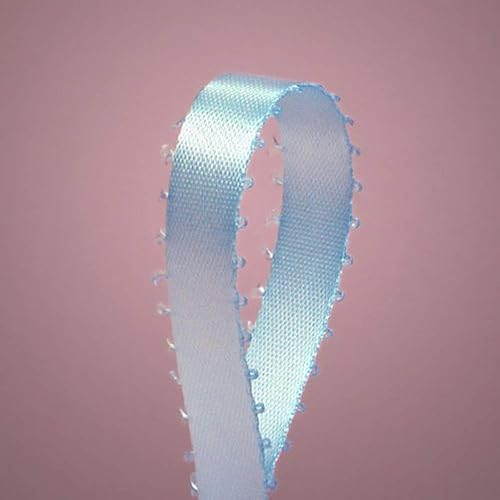 Ben Collection 38" X 50yards de plumas (Picot) Edge doble cara cinta de satén art & Costura Boda Party Favors