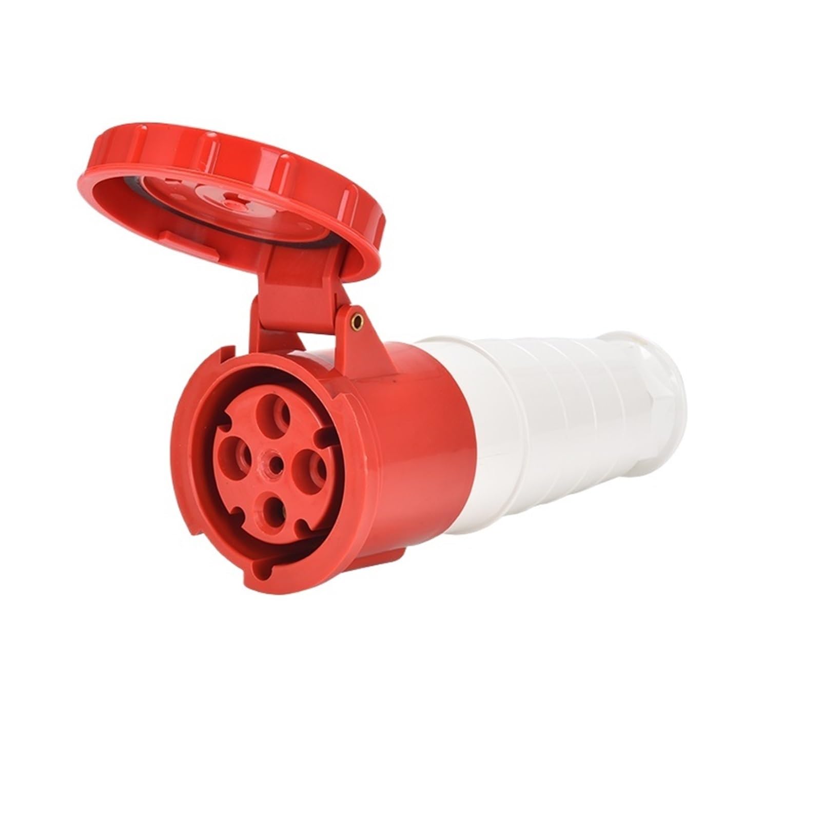 MUYTQAERG IP67 Industrial Waterproof Plug Connector 63A/125A 3P 4P 5P Surface Panel Mount Socket Electrical(Connector4P 63A)