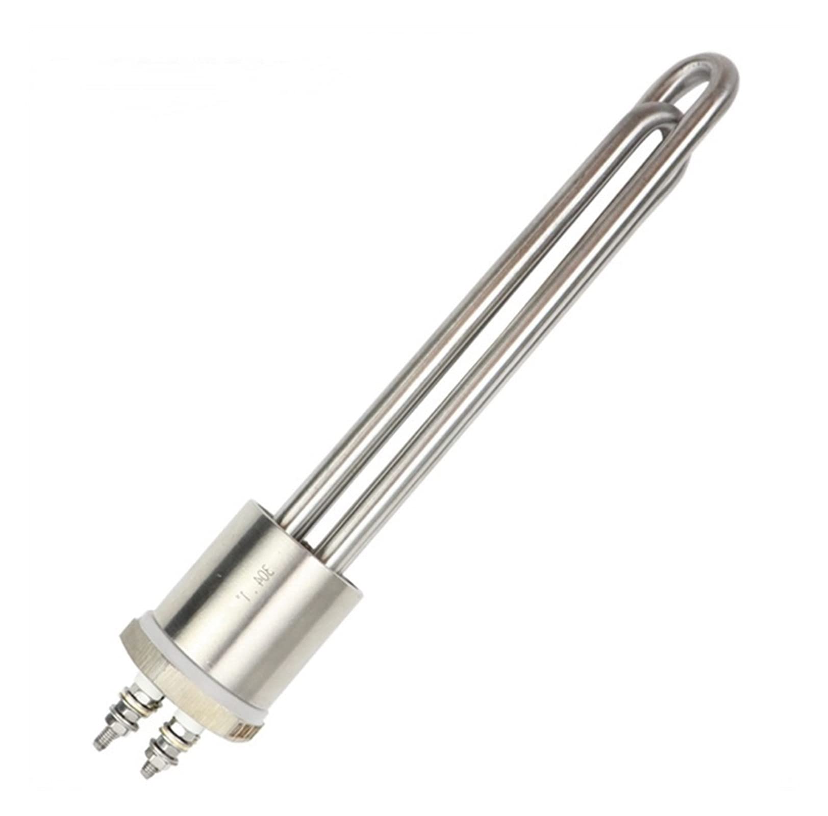 yaoqijie Élément chauffant 12V Chauffe-eau CAMPER 300W / 600W DN25 12 VOLT DC Élément de chauffage à eau solaire lasting(Heater thread nut,12v 600w BSP)