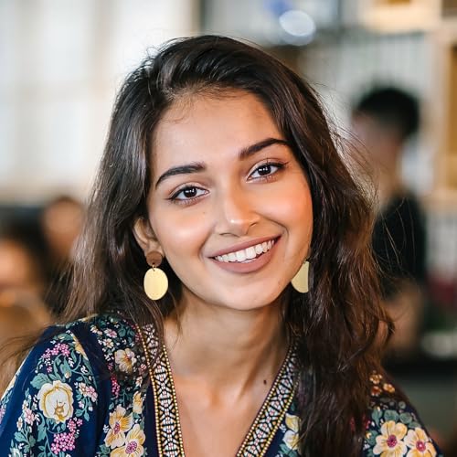 Wood Boho Earrings for Women Brown and Beige Lightweight Wooden Dangle Earrings Bohemian Style for Beach or Vacation3