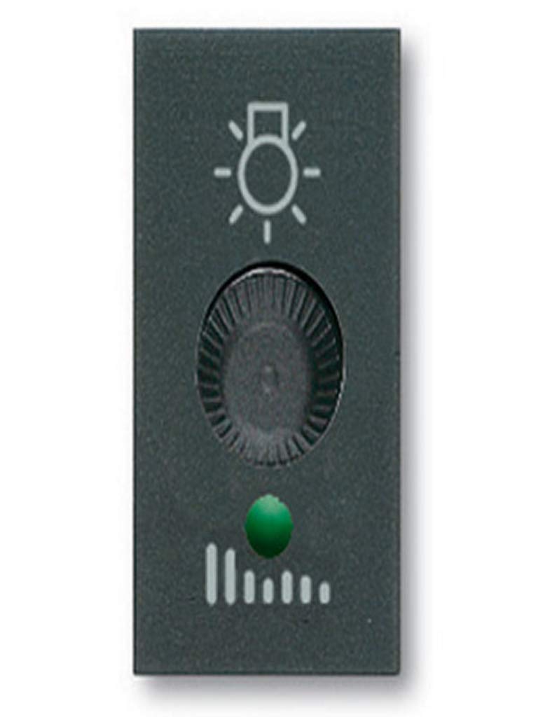 AVE 45348D Dimmer con Deviatore 100/500W Nero Manopola Meccanica
