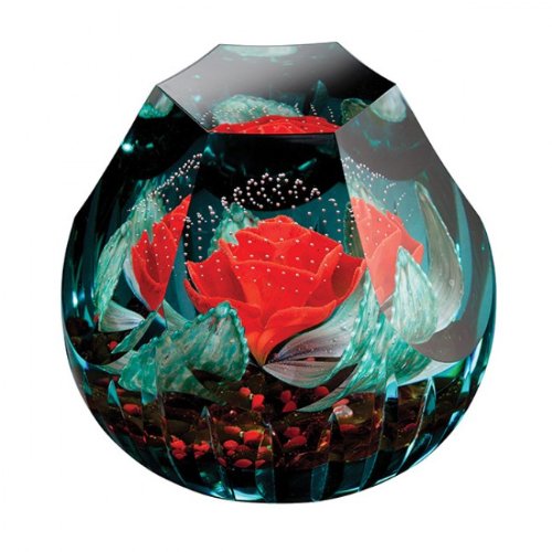 Caithness Glass Hot House Fuoco Fiore fermacarte