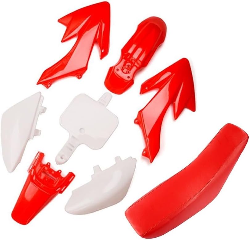 Tail Cover Fairing for CRF50 XR50 Fairing Body Kits + Foam Seat for Pit Dirt Motor Trail Bike for CRF 50cc 70cc 90cc 110cc 125cc 140 Rear Seat Cover