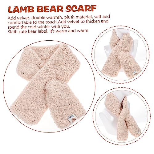 SAFIGLE Cozy Winter Plush Scarf for Women Furry Wrap Neck Warmer Soft Ski Scarf for Outdoor Activities Thanksgiving and Christmas3