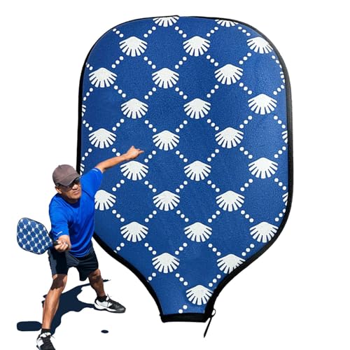 Funda de pala de pickleball | Funda portátil para raqueta de pickleball, bolsa de almacenamiento de pala, funda protectora para remo, funda de paleta de tenis de mesa con cremallera para protección