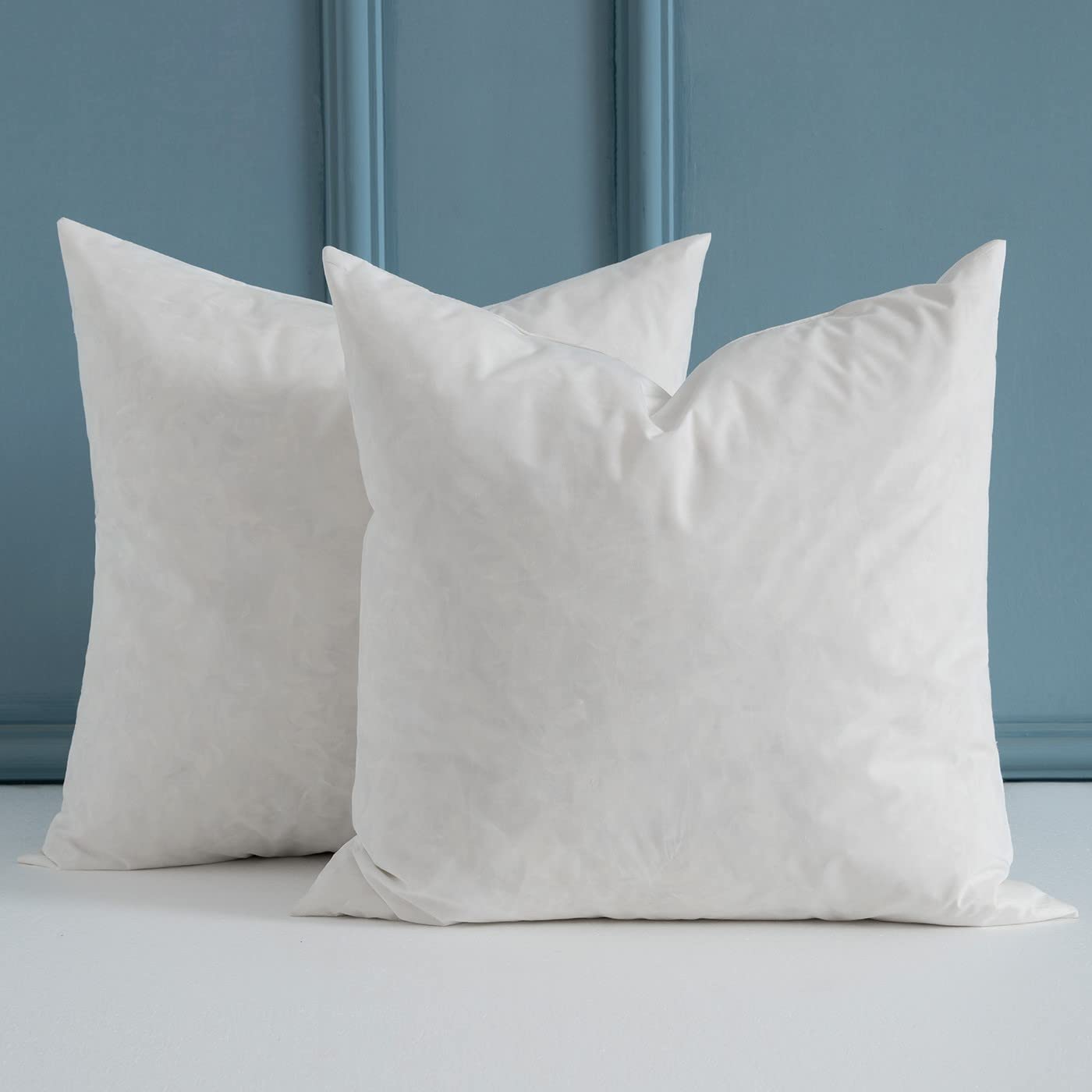 MIULEE Set of 2 Decorative Throw Pillow Inserts, 26x26 Inches Down and