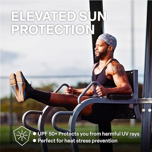 Image of COLD FACTOR Instant Cooling Skull Cap & Helmet Liner 2 Pack|UPF 50+ Protection, Chemical-Free Evaporative Cooling Technology