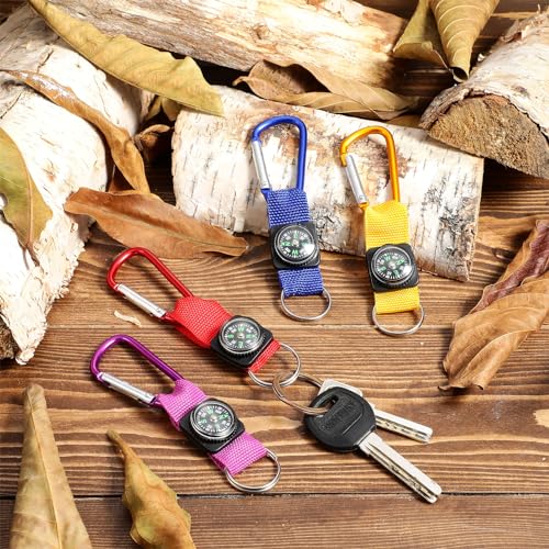 Toodoo 36 piezas brújula metálica mini llavero portátil miniatura 7