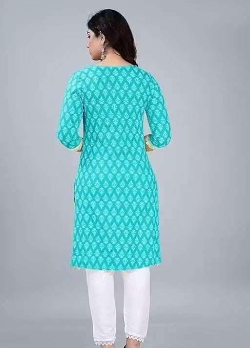 Image of Women's Black Kurti with Palazzo Set, Floral Print, Ethnic Wear, Straight Kurta