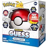 Pokemon Trainer Guess - Legacy - Electronic Guessing Game, Collect 148 Iconic, Field Guide, Talk to Your Light & Sound Poke Ball, Kids 6+ Brown Box Packaging