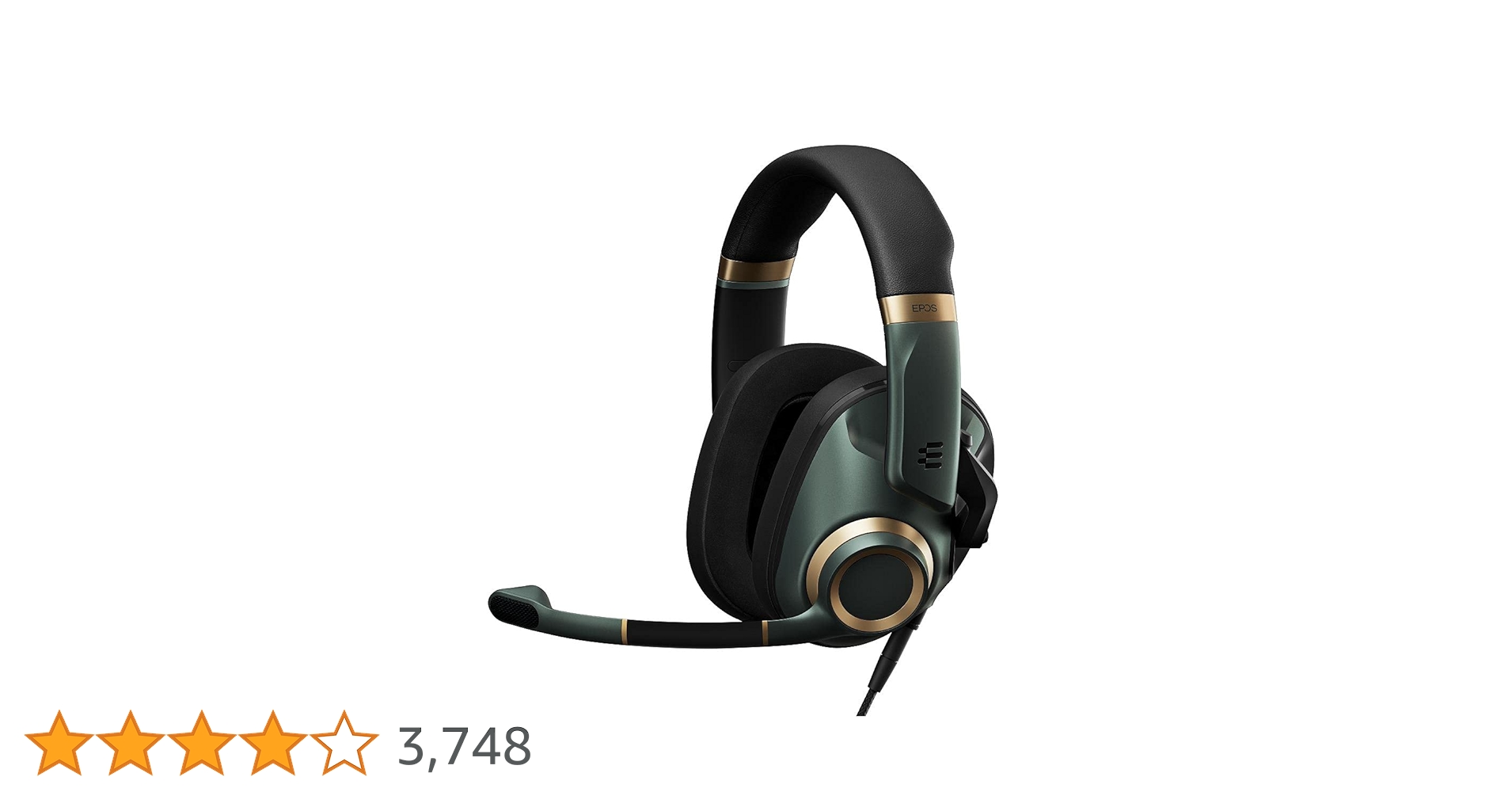 Amazon.co.jp: EPOS H6Pro ゲーミングヘッドセット 有線 密閉型