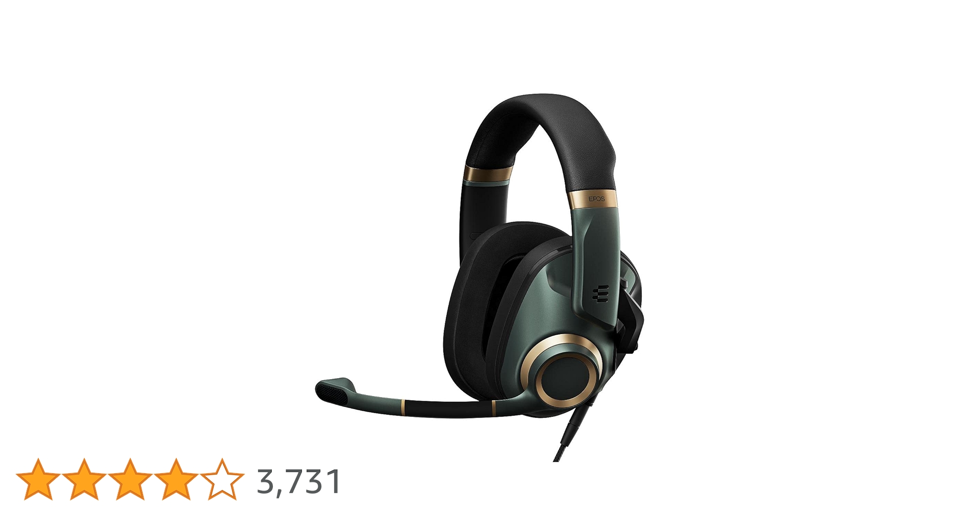 Amazon.co.jp: EPOS H6Pro ゲーミングヘッドセット 有線 密閉型