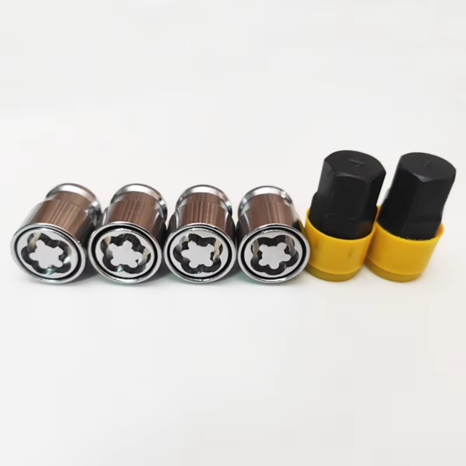 Tornillos De Rueda Con Llave De Seguridad - Varios Tamaños M14x1.5, M12x1.5, Etc., Acero Galvanizado