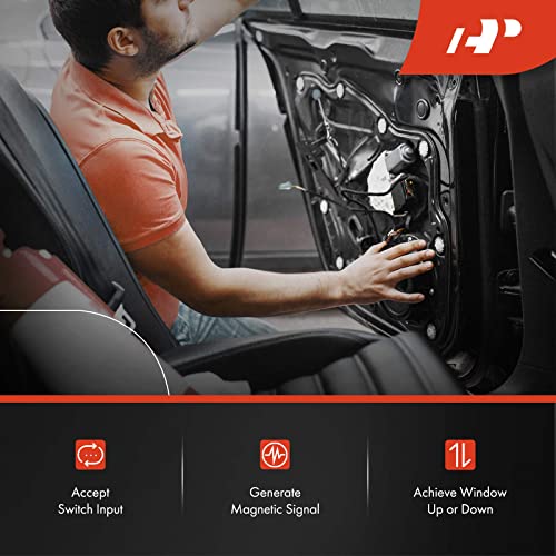 Image of A-Premium Power Window Lift Motor Front Passenger Side, with 2-Pin Plug | Compatible with Chrysler 300 2005-2010 & Dodge Charger 2006-2010, Magnum 2005-2008 Replace# 5065470AF