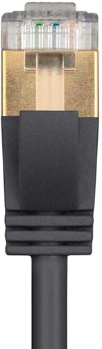 Miniatura 4 de Monoprice SlimRun - Cable de conexión Ethernet Cat6A, cable de Internet de red, RJ45, trenzado, STP, cable de cobre puro desnudo, 36 AWG, 1 pie,