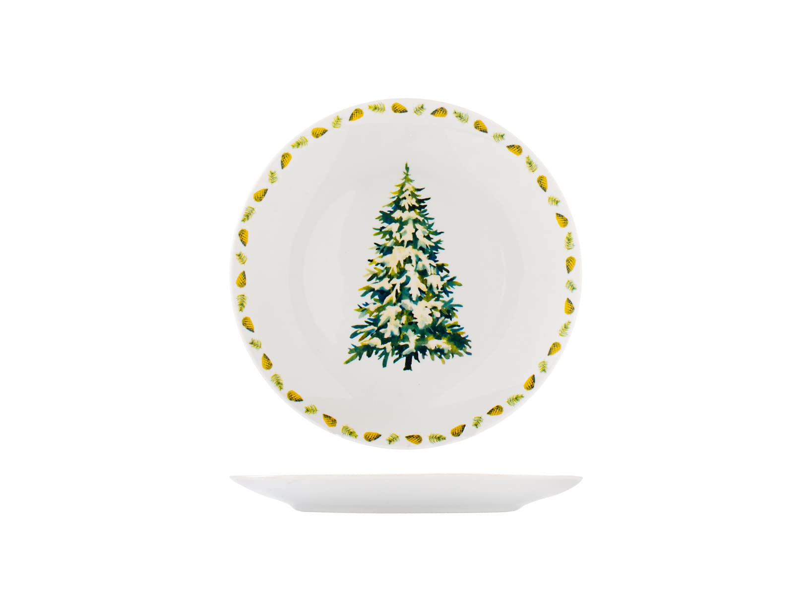 HOME Laponia - Juego de mesa de 18 piezas, porcelana