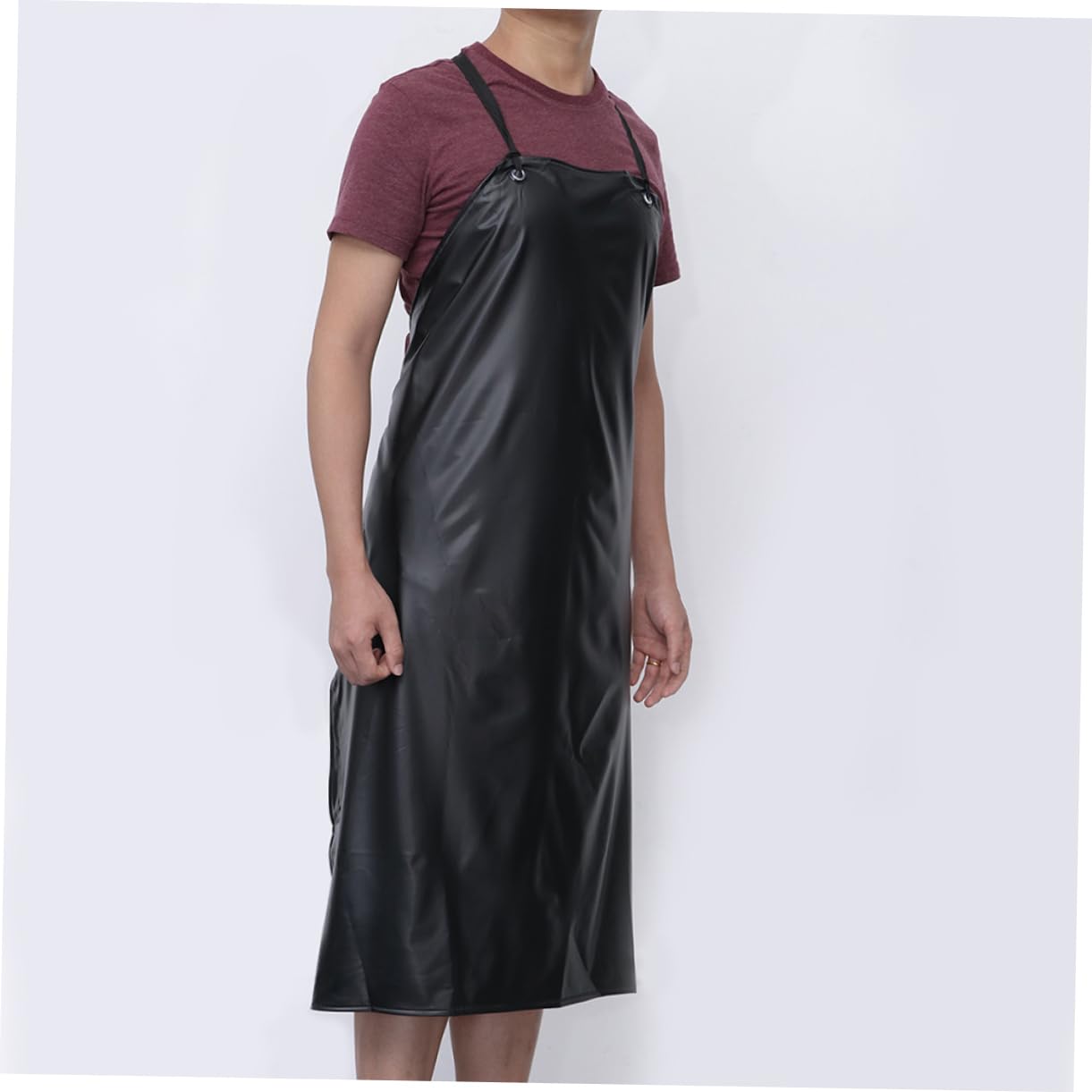 PRETYZOOM Cooking Set 3pcs Waterproof Oil Resistant Black Halter Neck Sleeveless Industrial for Kitchen Barbecue Cleaning