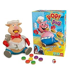 Kids game with a pig on the box