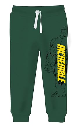 Marvel Avenger Regular Fit Track Pants with Pockets and Draw Strings for Boys and Girls (Yellow 2)(Pack of 1)