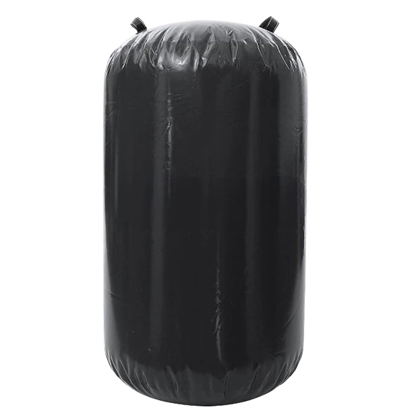 Air Roller Inflatable Gymnastics Barrel Gym Trainer Sports Fitness Air Bucket 100x60cm for Yoga Gym Training(Black,100x85cm)