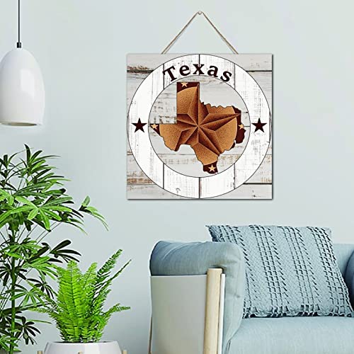 Plaque en bois Texas Lone Star pour habiller un mur vide de cuisine