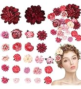 25 Stücke Blumen Haarklammer Set Kraeoke Blume Haarspange Mehrfarbig Haarspangen Hawaii Klein Hai...