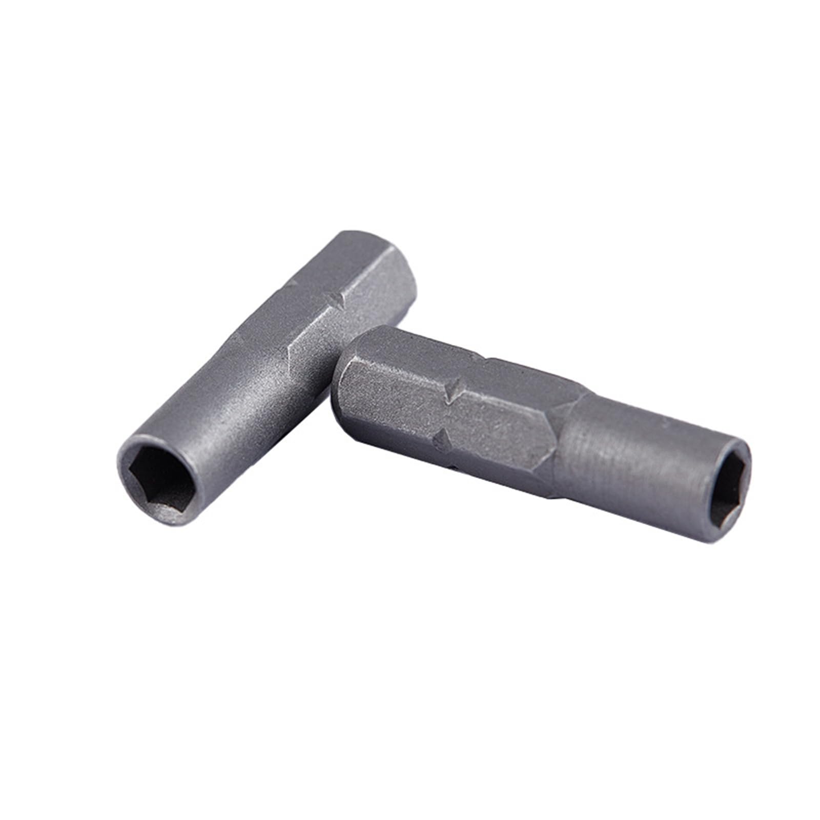 2Pcs Hexagonal Shank Adapter for 1 / 4Inch 6.35mm to 4mm Bits Shape Applications Manual/Electric Screwdriver Bit Adapter Multipurpose Maintenance Tool