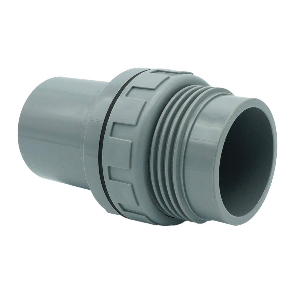 Amazon | 関西化工 継手 穴開け配管 ネジ付ソケット パッキン付