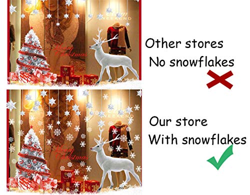 Yutdeng Natale Adesivi Porta Vetrofanie Addobbi