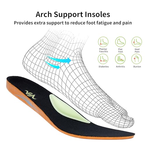 AOV Women Arch Support Walking Shoes Orthotic Tennis Sneakers for Plantar Fasciitis Athletic Running Shoes2