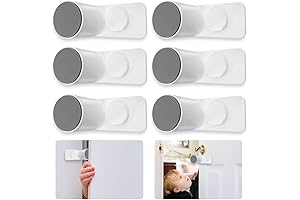 Safety Door Stopper for Kids, 6-Pack Child Proof Self-adhesive Pinch Guard
