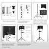 Aokeo Studio Recording Microphone Isolation Shield with Pop Filter & Tripod Stand, High Density Absorbent Foam to Filter Vocal, Foldable Sound Shield for Blue Yeti and Condenser Microphones #5