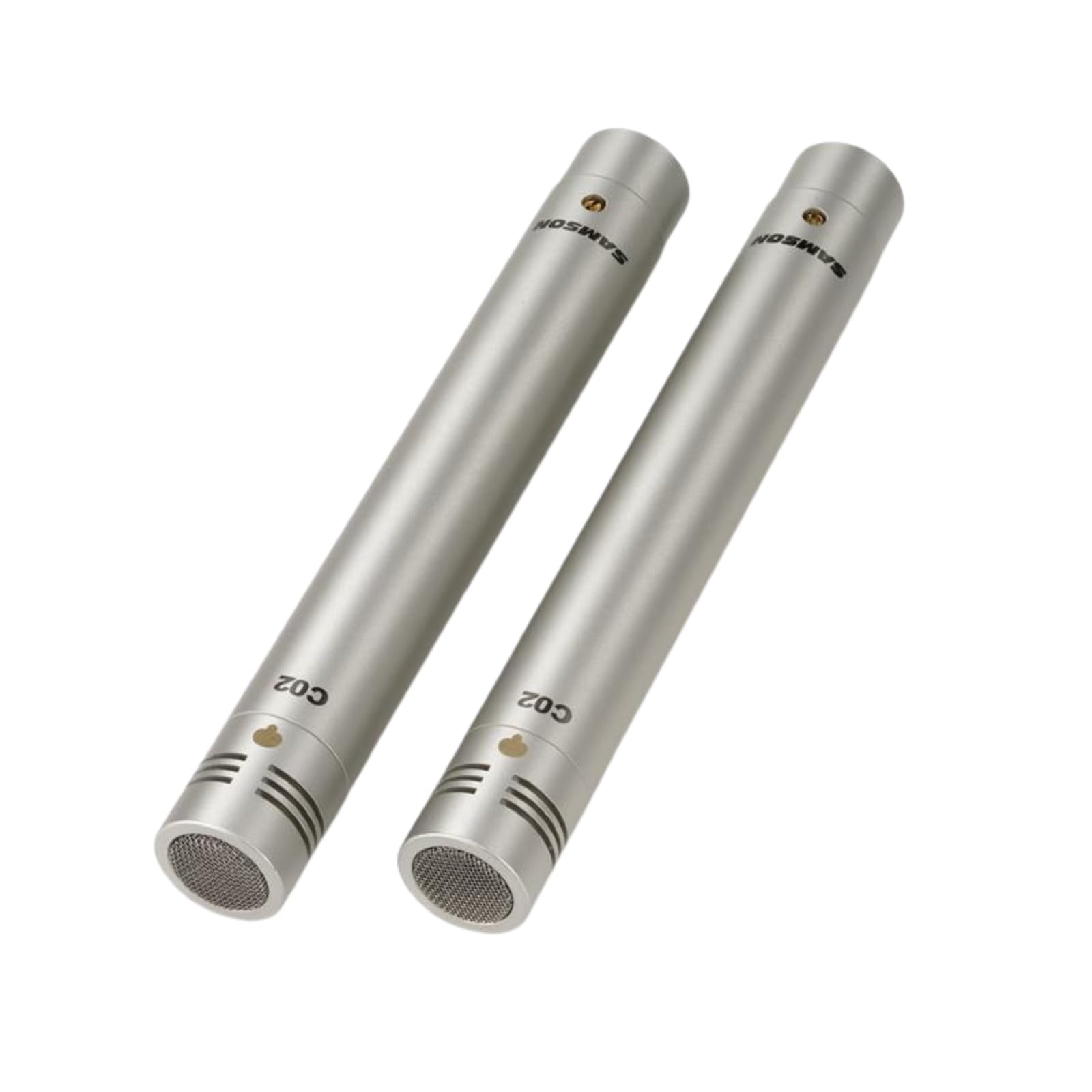 SAMSON C02 コンデンサーマイク ペア（2本セット）ケース・クリップ付 Samson C02 Pencil Condenser Microphones