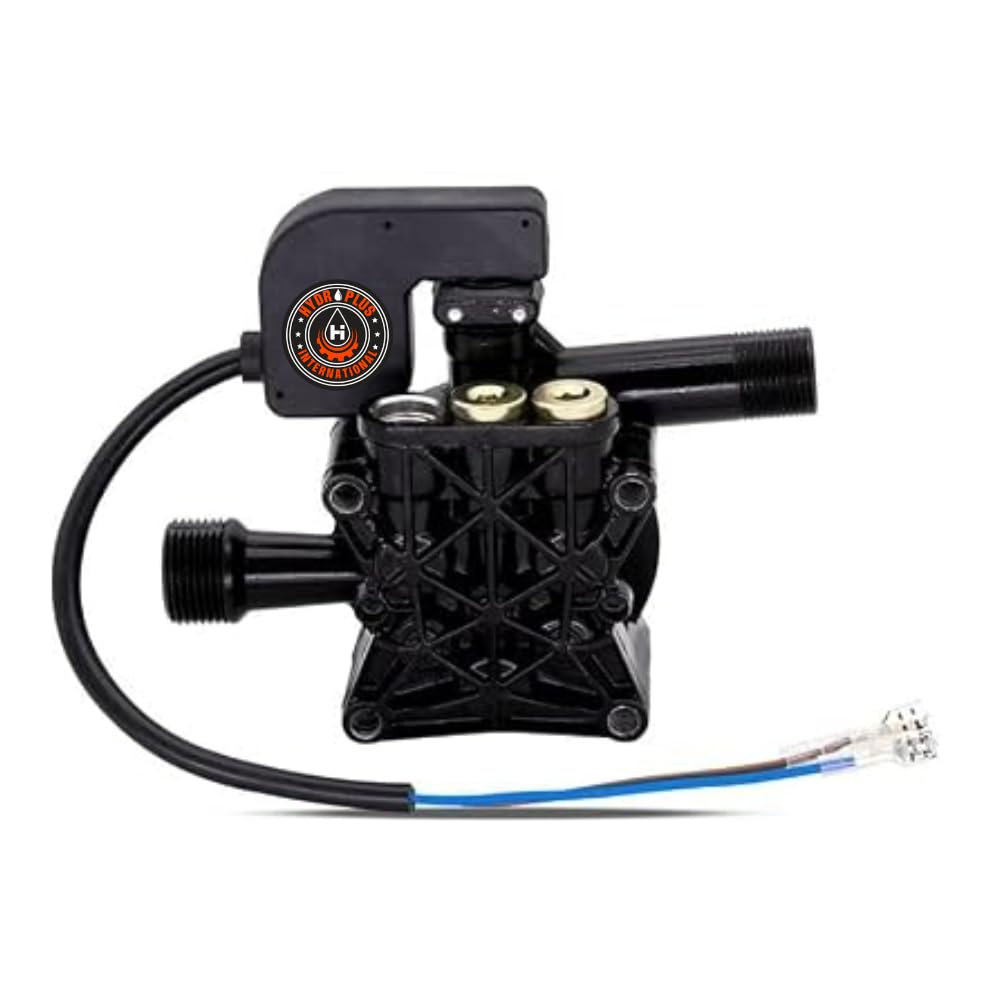 Hydro Black Head Pressure Washer Pump Head Assembly Replacement | Heavy Duty High Pressure Washer Spare Part | Universal Black Pump Head for Domestic Car Washer Machine-picture-10