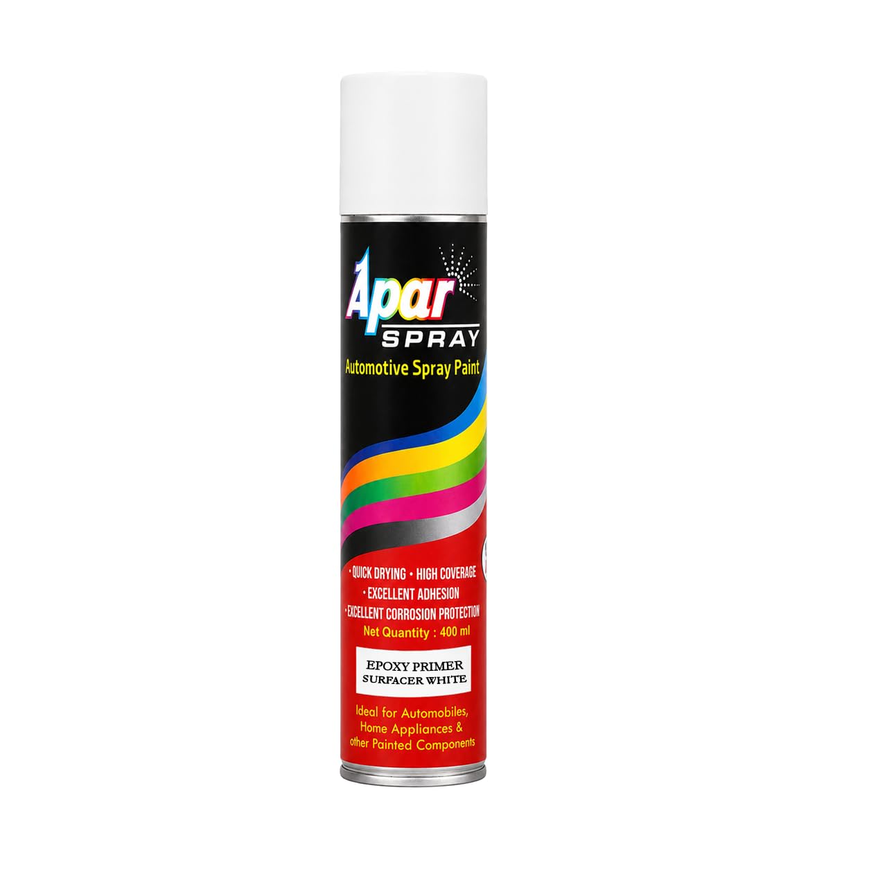 Spray Paint Epoxy Primer Surfacer White-400ml | High Build Primer | Excellent Adhesion & Surface Levelling-image-46